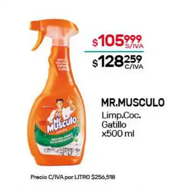Nini Mayorista Mr. Musculo Limpiador Coc. Gatillo x500ml oferta