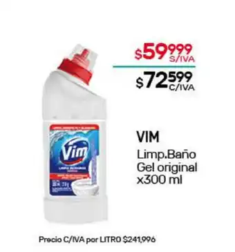 Nini Mayorista Vim Limpiador Baño Gel Oiginal x300ml oferta