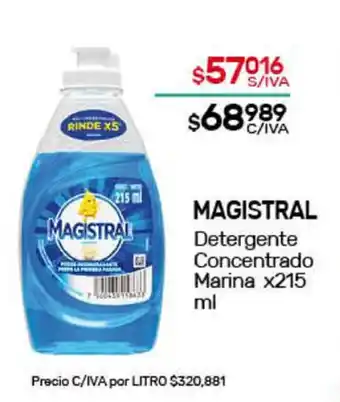 Nini Mayorista Magistral Detergente concentrado Marina x215ml oferta