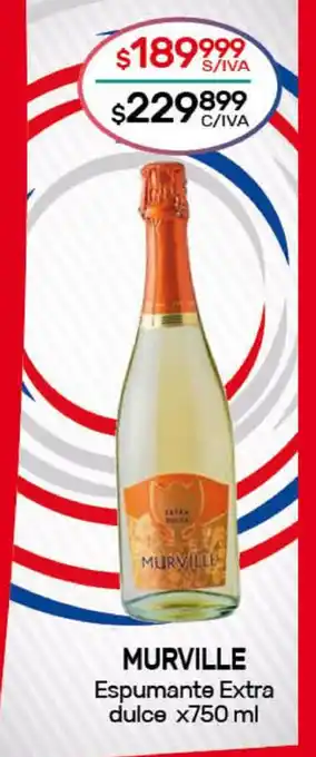 Nini Mayorista Murville Espumante Extra dulce x750ml oferta