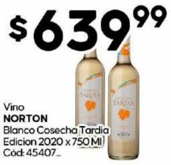 Diarco Vino Norton Blanco Cosecha Tardia Edicion 2020 x 750ml oferta