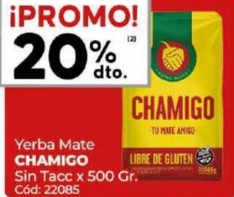 Diarco Chamigo Yerba Mate Sin Tacc 500g oferta