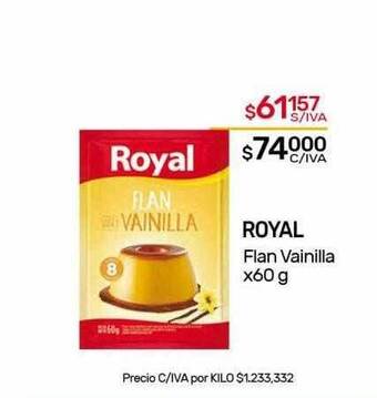 Nini Mayorista Royal flan vainilla oferta