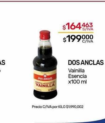 Nini Mayorista Dos anclas vainilla esencia oferta