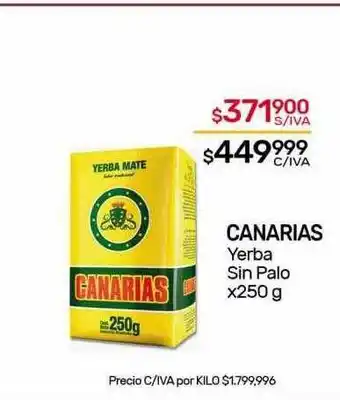 Nini Mayorista Canarias yerba sin palo oferta