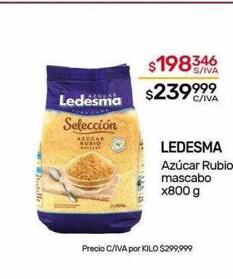 Nini Mayorista Ledesma azúcar rubio mascabo oferta