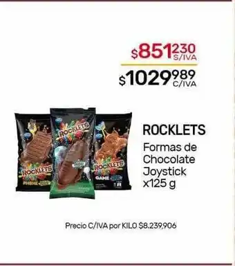 Nini Mayorista Rocklets formas de chocolate joystick oferta