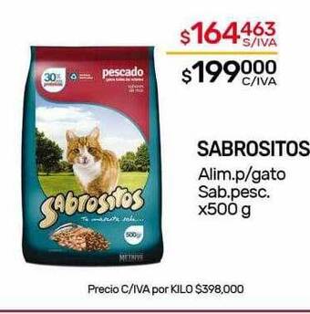 Nini Mayorista Sabrositos alim. p gato sab. pesc. oferta
