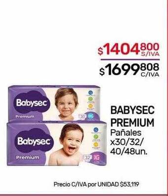 Nini Mayorista Babysec premium pañales oferta