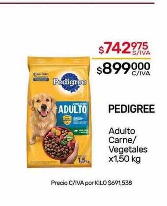 Nini Mayorista Pedigree adulto carne vegetales oferta