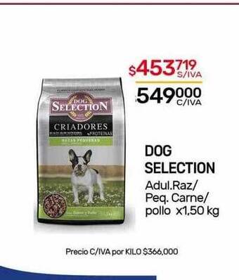 Dog selection adul. raz. peq. carne pollo