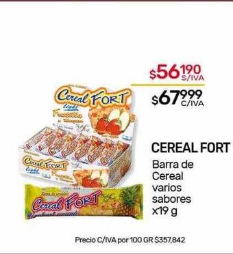 Nini Mayorista Cereal fort barra de cereal varios sabores oferta