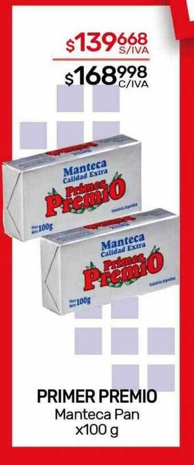 Nini Mayorista Primer premio manteca pan oferta