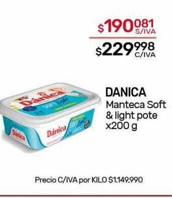 Nini Mayorista Danica manteca soft & light pote oferta
