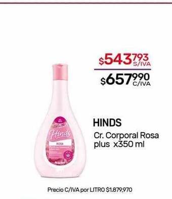 Nini Mayorista Hinds cr. corporal rosa plus oferta