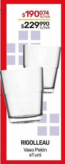 Nini Mayorista Rigolleau vaso pekin oferta