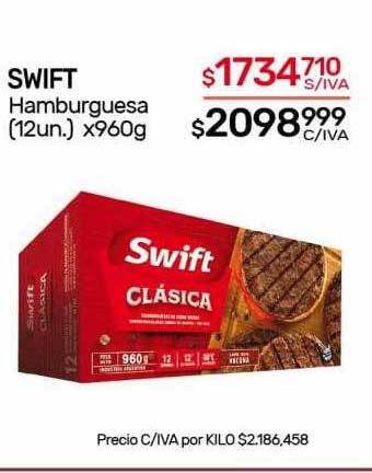Nini Mayorista Swift hamburguesa oferta