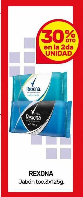 Rexona jabón toc