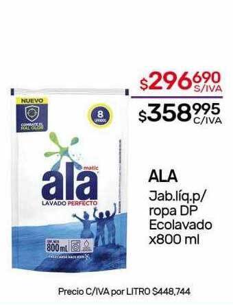 Nini Mayorista Ala jab. líq p ropa dp ecolavado oferta
