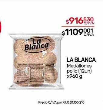 Nini Mayorista La blanca medallones pollo oferta