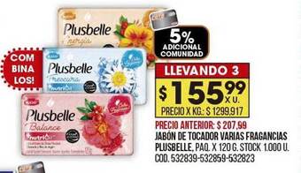 Coto Jabón de tocador varias fragancias plusbelle oferta
