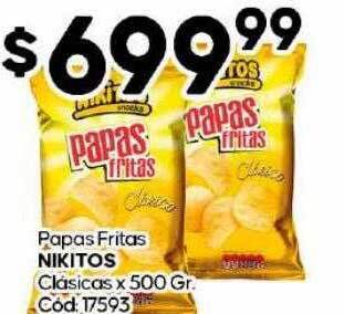 Diarco Papas fritas nikitos clásicas oferta