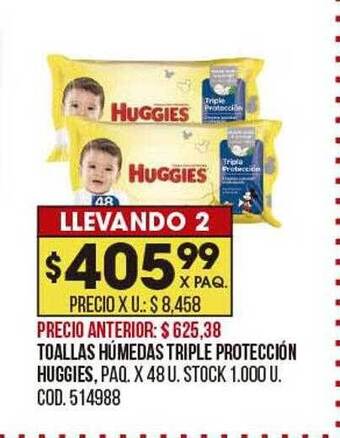 Coto Toallas húmedas triple protección huggies oferta