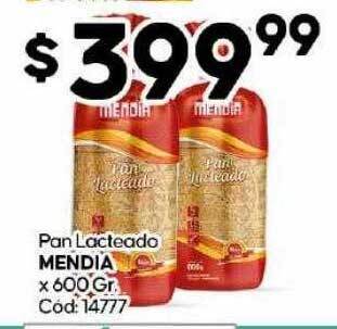 Diarco Pan lacteado mendia oferta