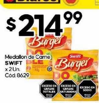 Diarco Medallon de carne swift oferta