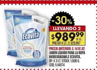 Coto Jabón líquido para la ropa biodegradable ecovita oferta