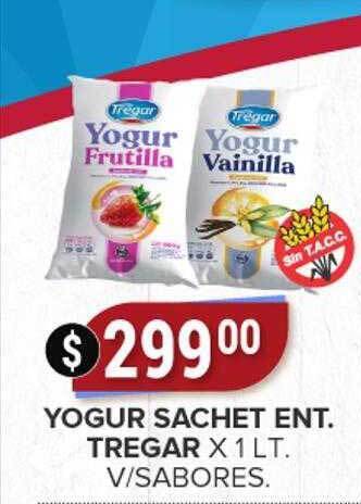 Supermercados Mayor Yogur sachet ent. tregar oferta