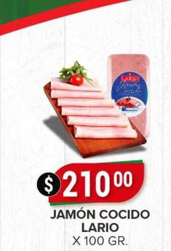 Supermercados Mayor Jamón cocido lario oferta