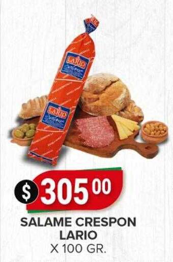 Supermercados Mayor Salame crespon lario oferta