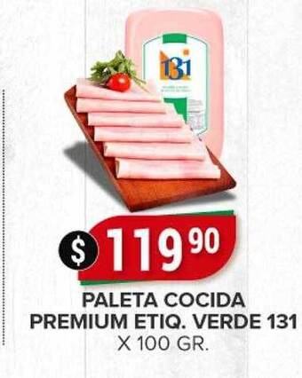 Supermercados Mayor Paleta cocida premium etiq. verde 131 oferta
