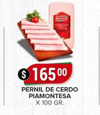 Supermercados Mayor Pernil de cerdo piamontesa oferta