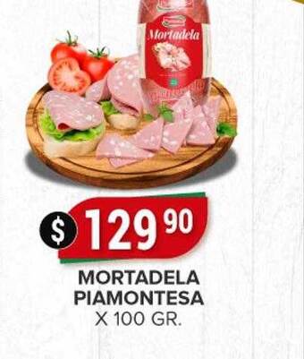 Supermercados Mayor Mortadela piamontesa oferta
