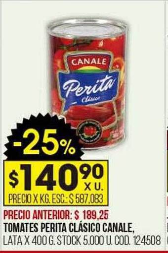 Coto Tomates perita clásico canale oferta