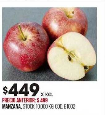 Coto Manzana oferta