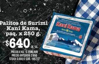 Coto Palitos de surimi kani kama oferta