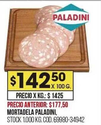 Coto Mortadela paladini oferta