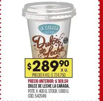Coto Dulce de leche la cañada oferta