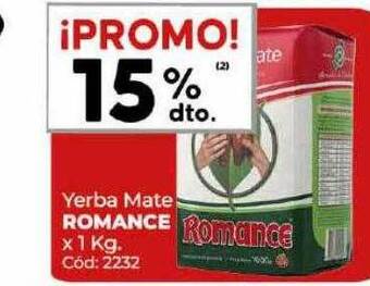 Diarco Yerba mate romance oferta