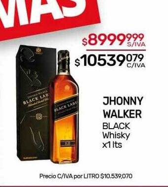 Nini Mayorista Jhonny walker black whisky oferta