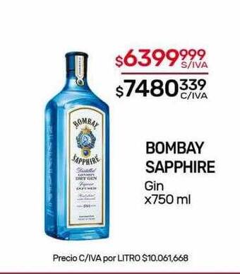 Nini Mayorista Bombay sapphire gin oferta