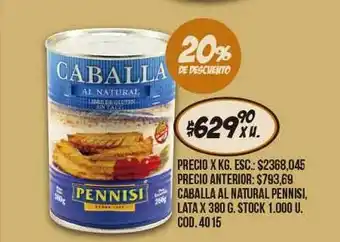 Coto Caballa al natural pennisi oferta