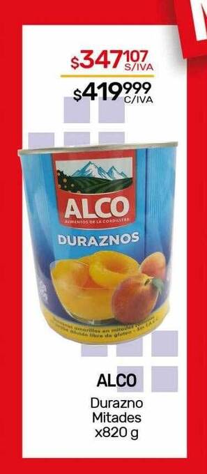 Nini Mayorista Alco durazno mitades oferta