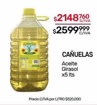 Nini Mayorista Cañuelas aceite girasol oferta