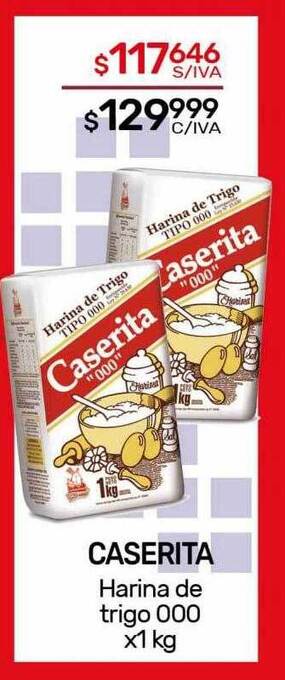 Nini Mayorista Caserita harina de trigo 000 oferta