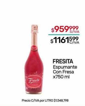 Nini Mayorista Fresita espumante con fresa oferta