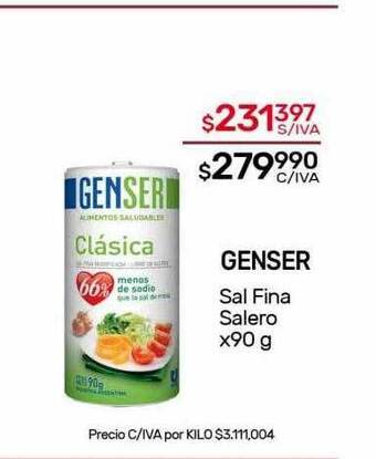 Nini Mayorista Genser sal fina salero oferta
